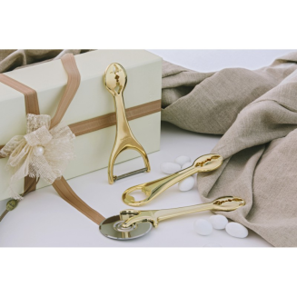  Casa Bugatti Kiss Gold pizza knife - 3