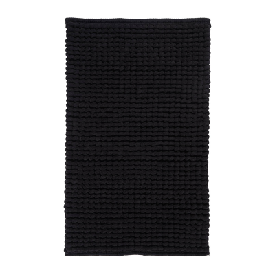  Aquanova Axel Black bathroom rug 70x120 cm