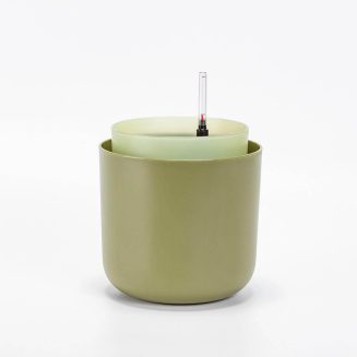 PLASTIA TOLITA Donica samonawadniająca okrągła 19 cm zielony - 2