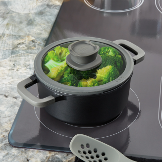 BergHOFF | Garnek z pokrywą 20 cm Stone+ 2.7 l - 4