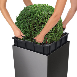  Lechuza Cube Premium 30 flowerpot | 40 | 50 espresso metallic - 4