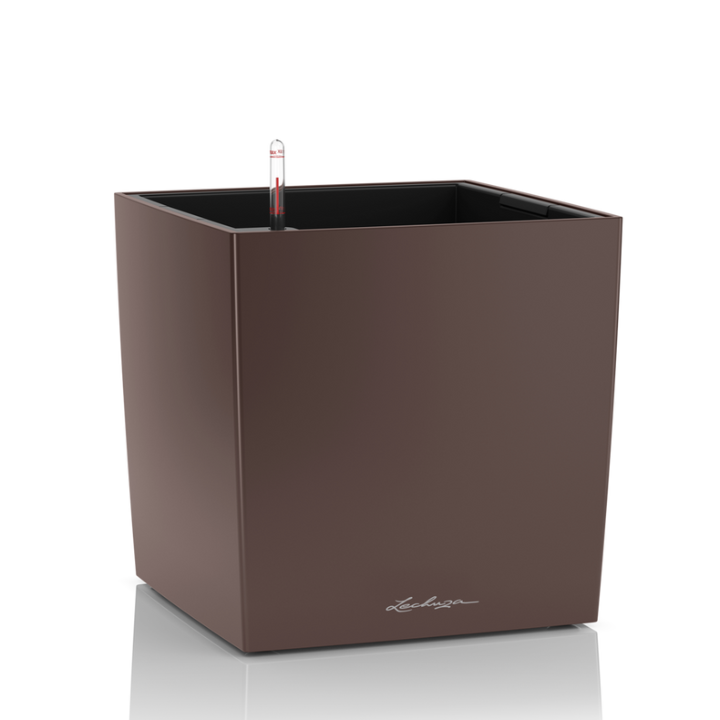  Lechuza Cube Premium 30 flowerpot | 40 | 50 espresso metallic