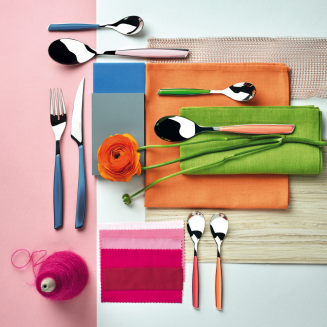 Zestaw sztućców obiadowych Casa Bugatti Glamour Caladon Green 24 szt. - 4