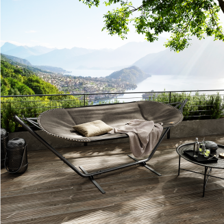 Hammock with stand SACKit Cobana Hammock set Alu Brown - 3