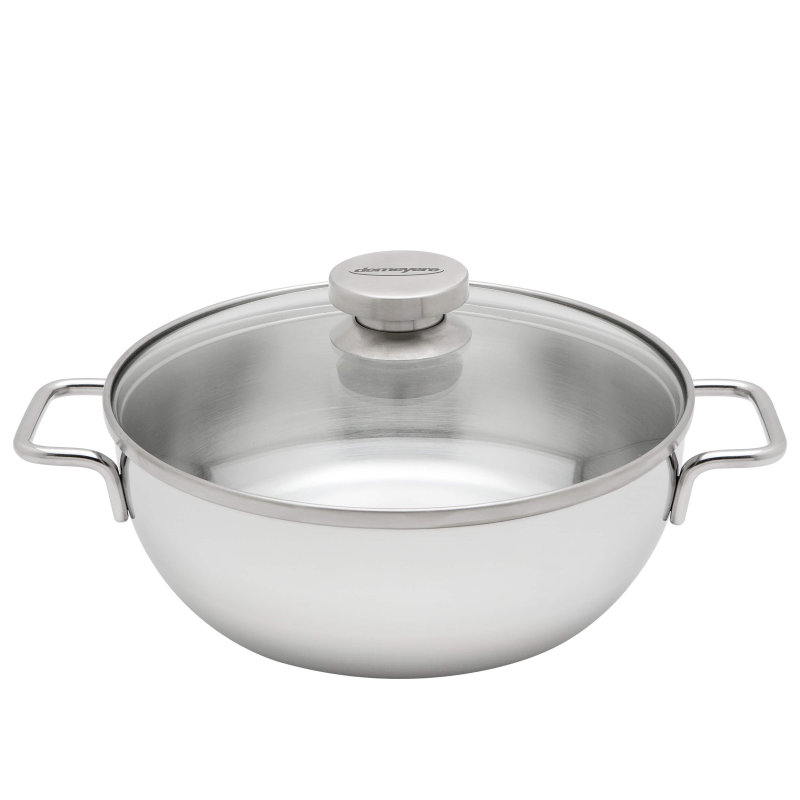  Deep frying pan with 2 handles and lid Demeyere Apollo 7 - 28 cm