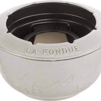  Staub fondue set - 20 cm, white truffle - 4