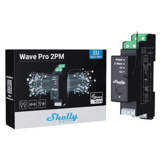 Przekaźnik DIN Z-Wave SHELLY Qubino Pro 2PM 2-kanałowy - 3