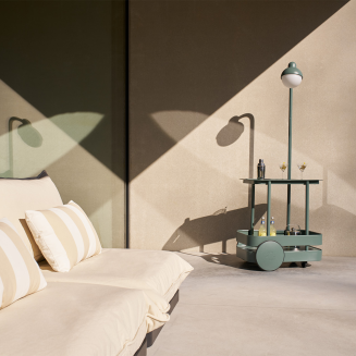  Fatboy Jolly Trolley Light Gray bar table - 11