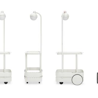  Fatboy Jolly Trolley Light Gray bar table - 2