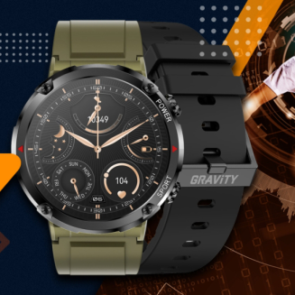 Smartwatch Gravity GT21-7 + Czarny Pasek Silikonowy - 10