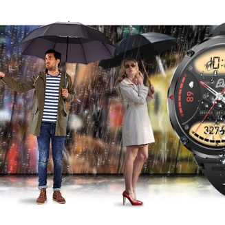 Smartwatch Gravity GT21-7 + Czarny Pasek Silikonowy - 24