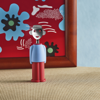 Alessi Alessandro M. corkscrew, blue and burgundy - 2