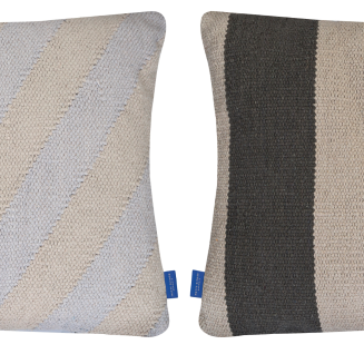 Poszewka na poduszkę Mette Ditmer ACROSS Grey & Sand 40×60 cm - 2