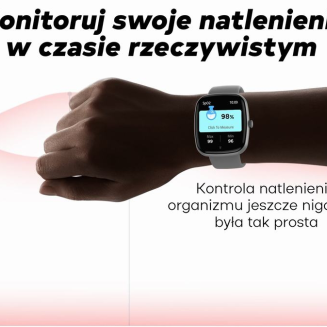 Smartwatch Męski GRAVITY GT18-6 Czarny Pasek Silikonowy + Granatowy Pasek - 23
