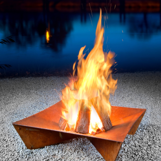  Keilbach Fluxus garden fireplace with grill - 8