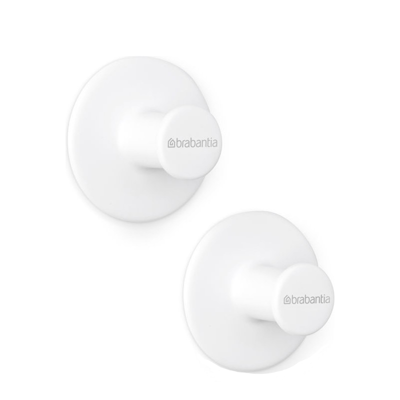 Towel hooks, 2 pcs. Brabantia ReNew White