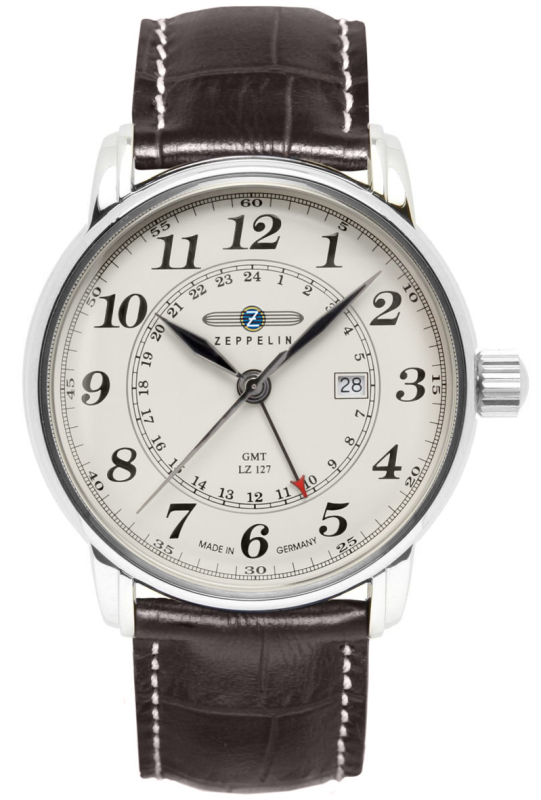 Zegarek Męski ZEPPELIN LZ127 Graf Zeppelin GMT 7642-5 + BOX