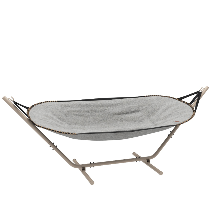 Hamak ze stojakiem taupe SACKit Cobana Hammock Alu Sand Melange