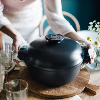  Emile Henry Delight ceramic induction pot, 4 l, black - 3