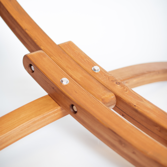  La Siesta Maera Eucaliptus single hammock stand - 8