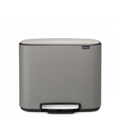 Brabantia Bo Mineral waste bin 36l, gray