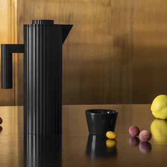 Alessi Plisse thermos 1l black - 3