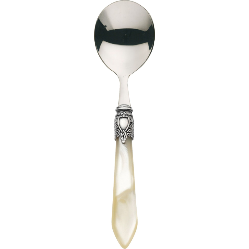 Łyżka do zupy Casa Bugatti Oxford Ivory/Old Silver
