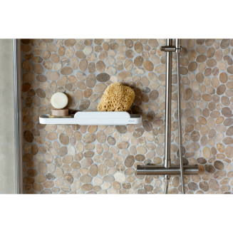 Brabantia | MindSet shower shelf with squeegee, white - 6