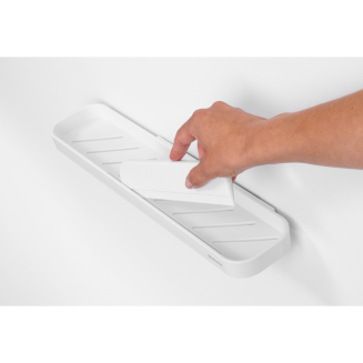 Brabantia | MindSet shower shelf with squeegee, white - 3