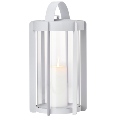 Candle lantern Zone Denmark Firefly Soft Grey 35 cm