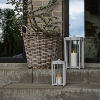 Candle lantern Zone Denmark Firefly Soft Grey 25 cm - 2