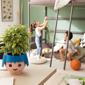  Lechuza Ojo blue flowerpot - 3