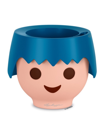  Lechuza Ojo blue flowerpot