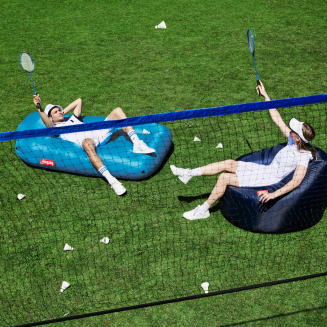  Fatboy Lamzac O 3.0 Sky blue inflatable chair - 5