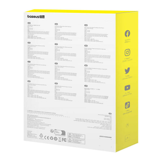 Hub Baseus T-Space z kablem USB-C do Lightning dla Tesla (czarny) - 8