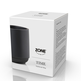 Kubek łazienkowy Zone Denmark Time Black - 2