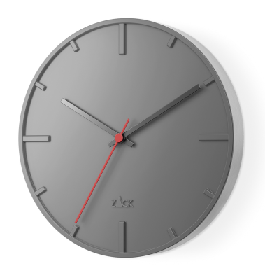 Zack Wanu wall clock 27 cm gray