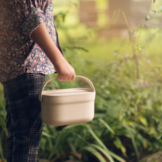 PLASTIA Pojemnik na bioodpady z ramką 3.1 ltr kremowy - 7