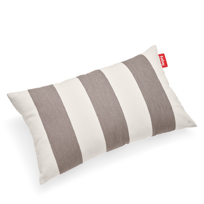 Poduszka do ogrodu Fatboy King Pillow Stripe Cacao