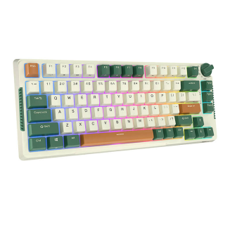 Bezprzewodowa klawiatura mechaniczna Royal Kludge RKH81 RGB, Sky cyan switch (zielona) (QWERTY) - 3