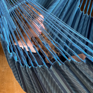  La Siesta Habana blue comfort hammock chair - 4