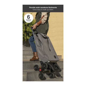 Wózek zakupowy Rolser Saquet LN 6 Negro - 6