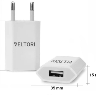 ŁADOWARKA do Smartwatch VELTORI POWER ON USB 5V 1A VTL1 Uniwersalna - 3