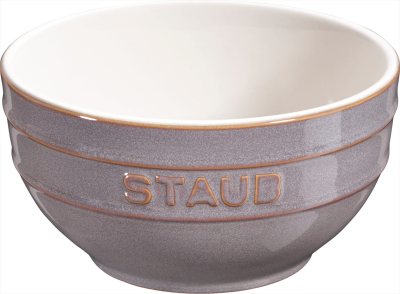  Staub round bowl - 12 cm, Antique gray