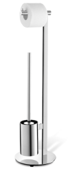 Zack Scala gloss toilet paper and toilet brush holder