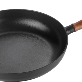  Cast iron frying pan with wooden handle Staub - 28 cm - 2