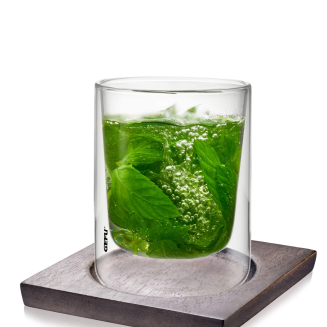  Set of 2 Gefu Mira L glass coasters - 4