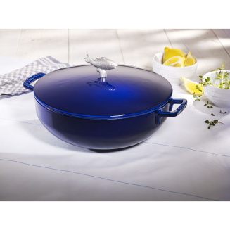  Staub cast iron pot for fish soups - Blue, 4.65 ltr - 3