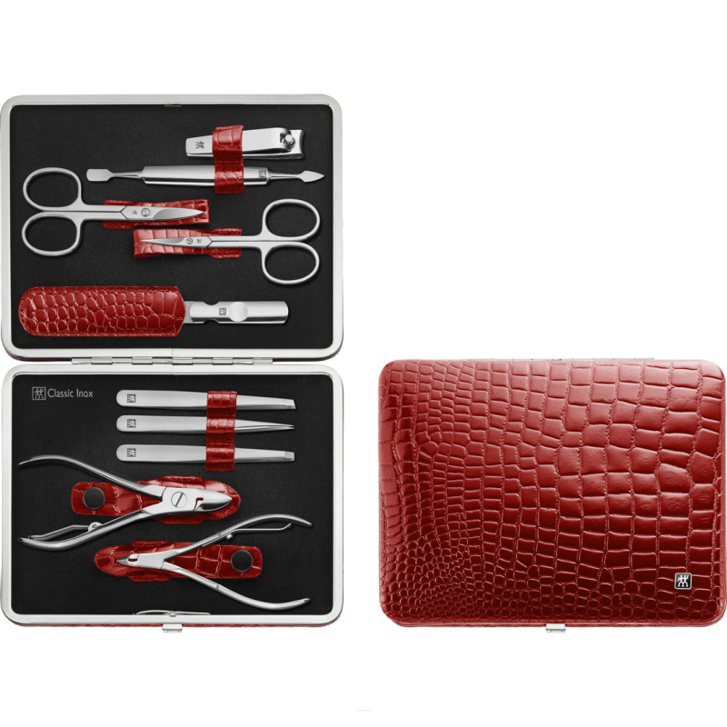  Zwilling Twinox Gold Edition manicure set - black leather case, 3 pieces - Black