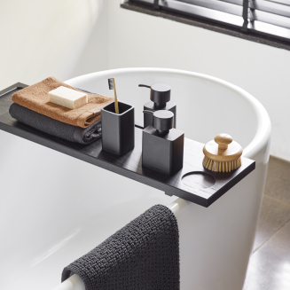  Aquanova Khana Black wall-mounted toilet brush - 5